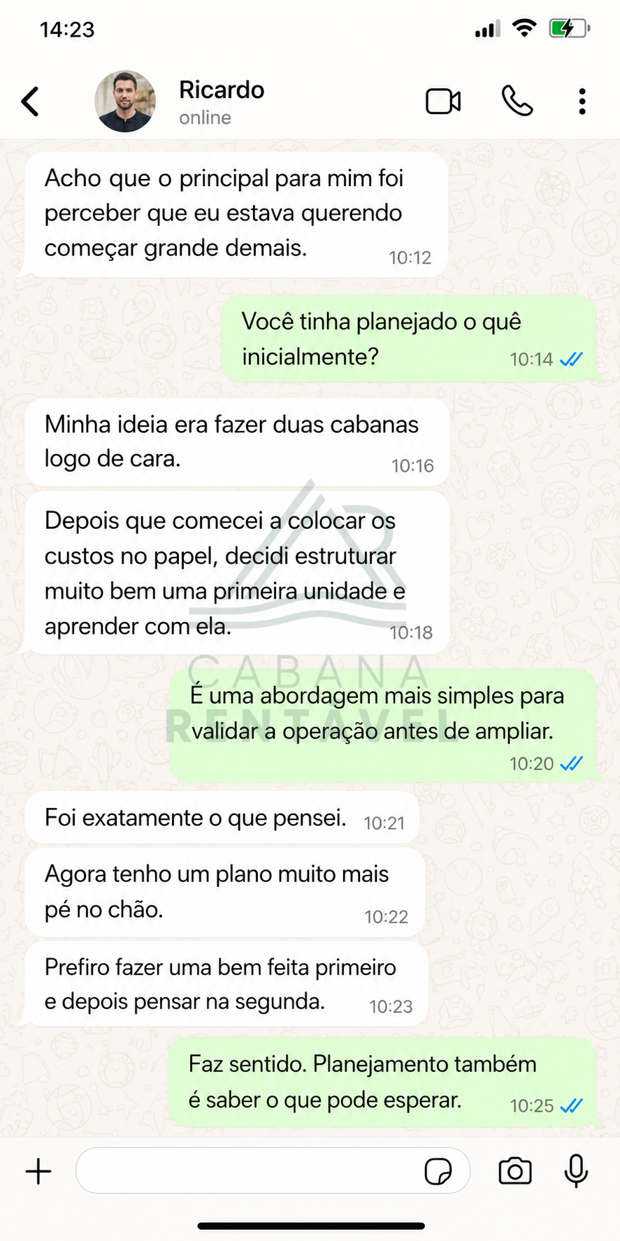 Depoimento de cliente 9